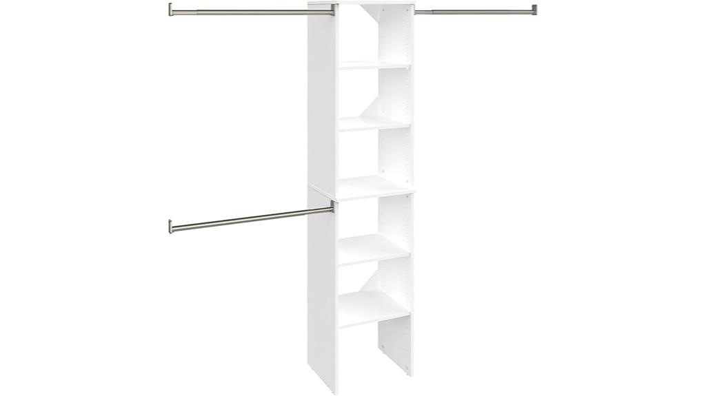 wood closet organizer kit