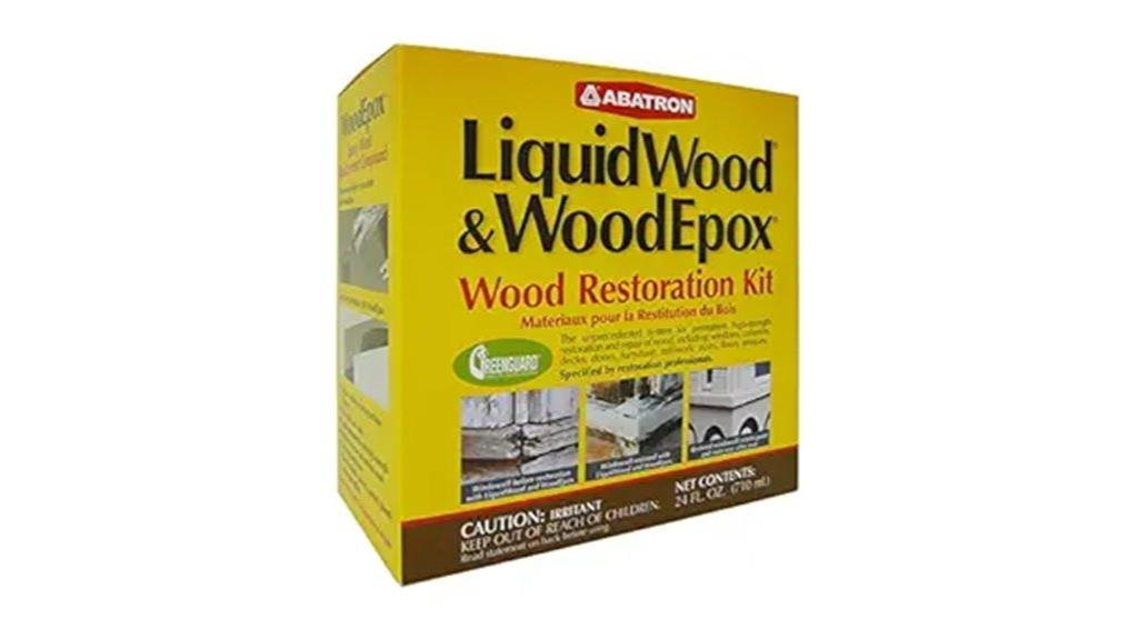 wood restoration epoxy kit