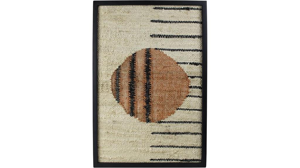 woven circular wall decor