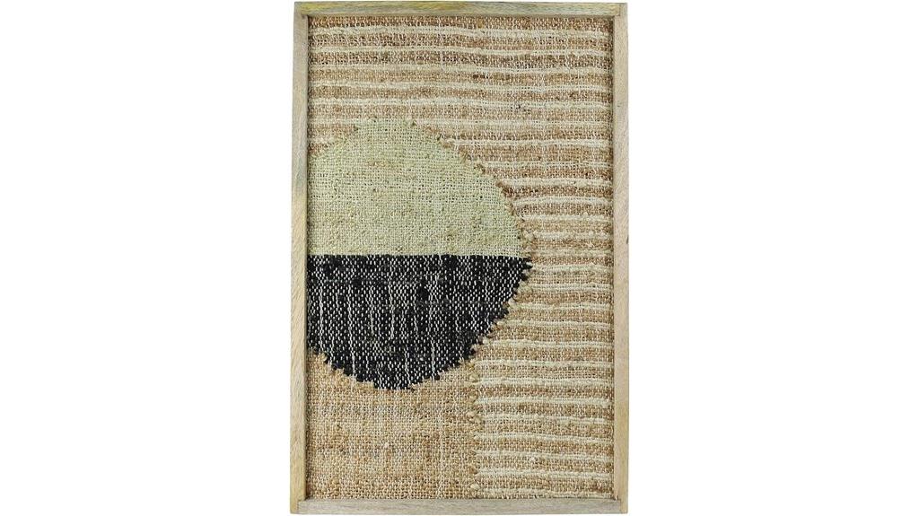 woven wall art circle