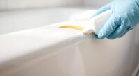 apply fresh caulk properly