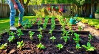 begin planting and cultivating vegetables