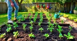 begin planting and cultivating vegetables