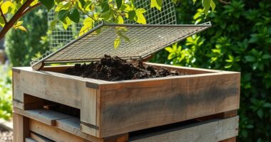 constructing a backyard compost system