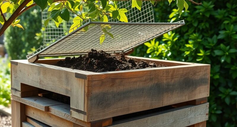 constructing a backyard compost system