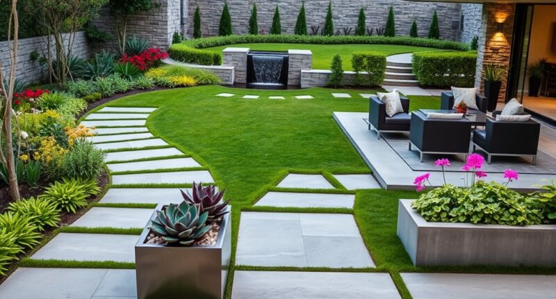 contemporary garden design trends