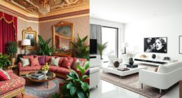 decor style maximalism vs minimalism
