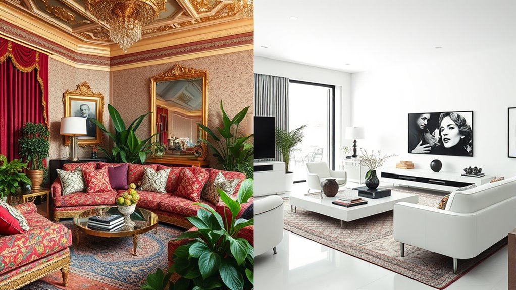 decor style maximalism vs minimalism