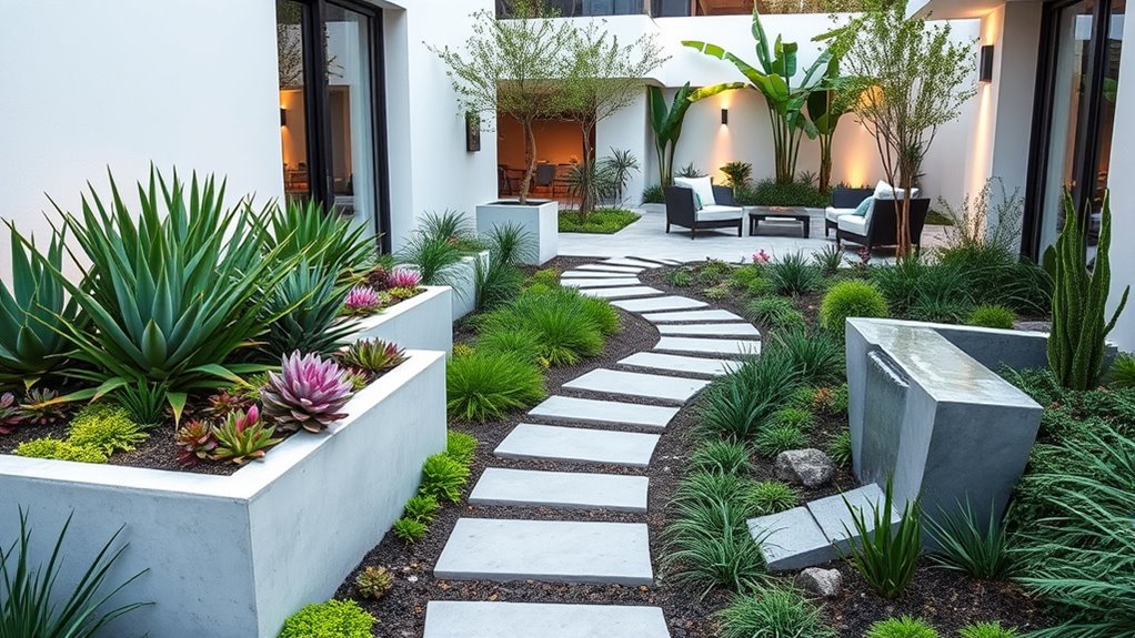 eco friendly minimalist landscaping
