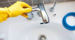 install and connect faucet
