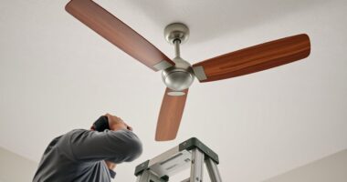 install ceiling fan safely