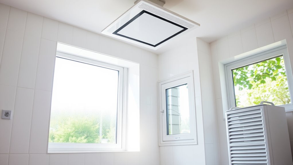 maintain dry ventilated spaces