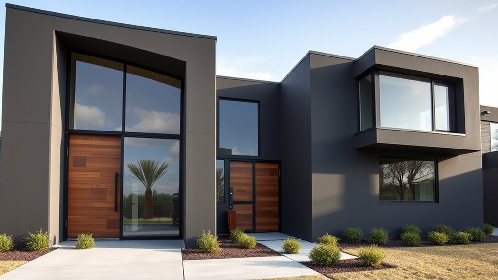 modern sustainable exterior design
