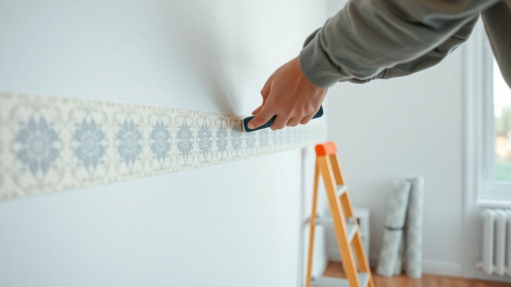 preparing wall aligning patterns