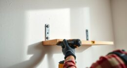 secure drywall with anchors
