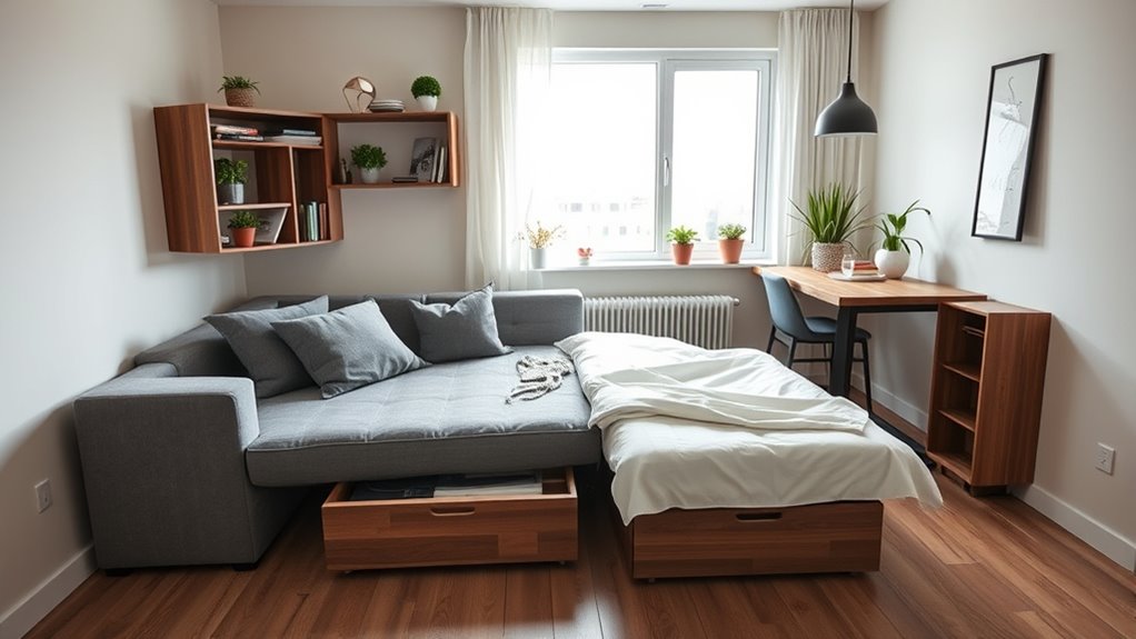 space saving versatile furniture