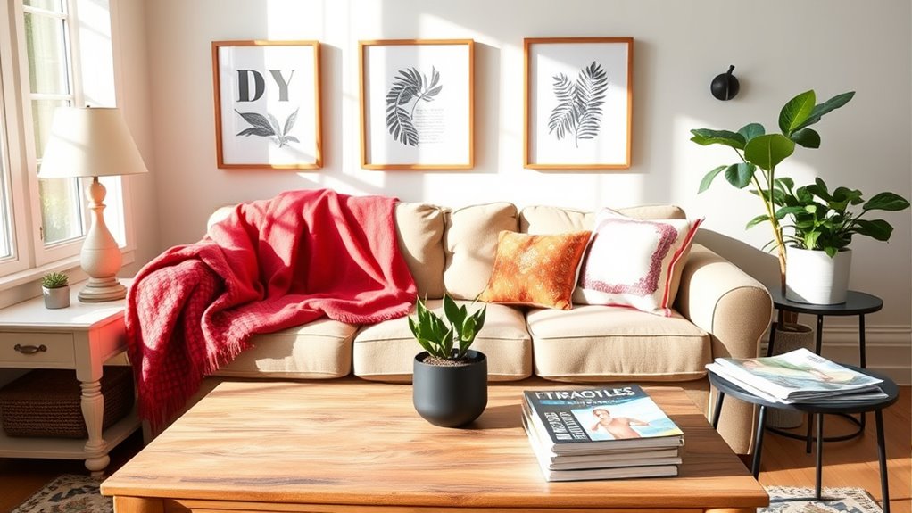 affordable living room updates