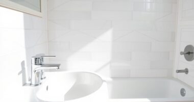 bathroom fixture and tile replacement