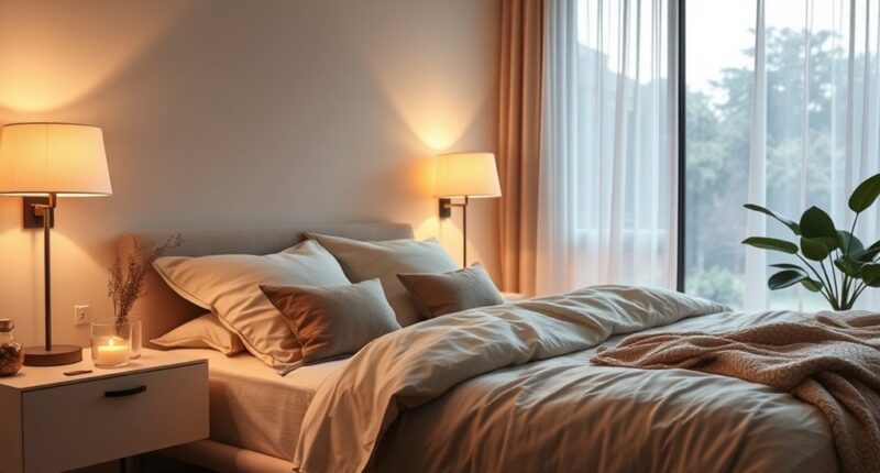 bedroom sanctuary for sleep