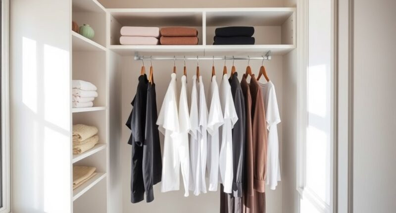 capsule closet minimalist wardrobe