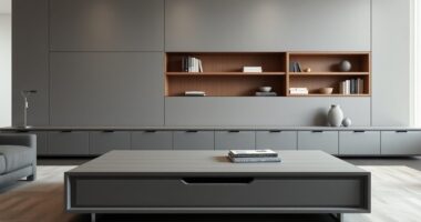 concealed functional storage design
