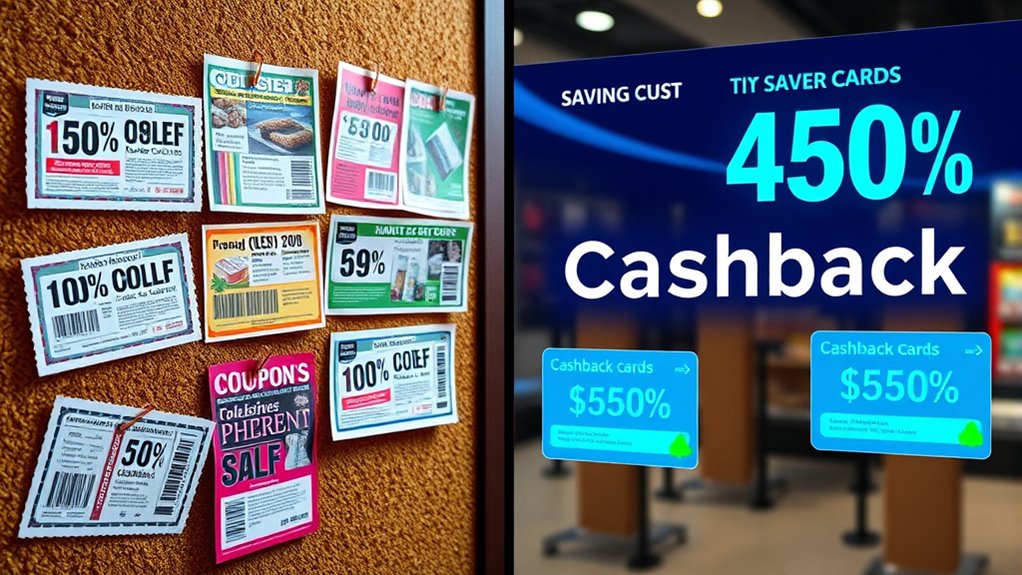 coupons and cashback synergy