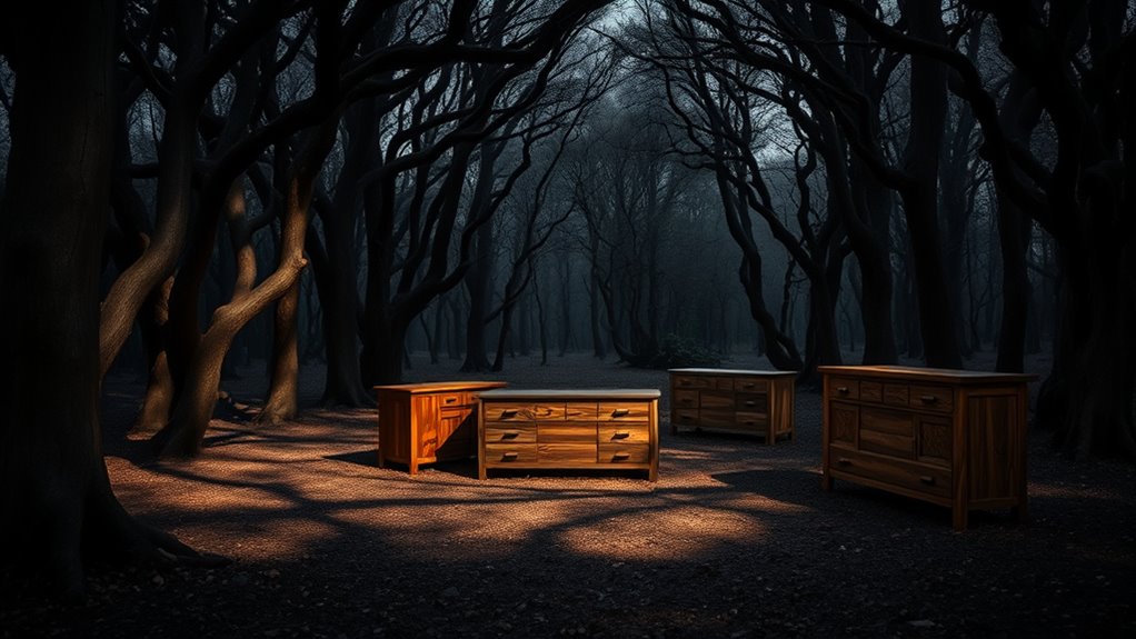 dark woods mixed stains