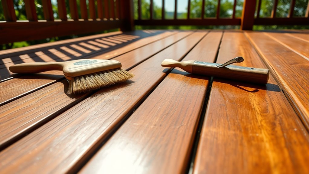 deck cleaning and sealing