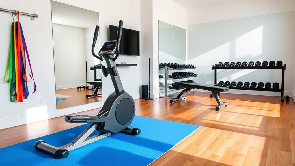 design a motivating home gym