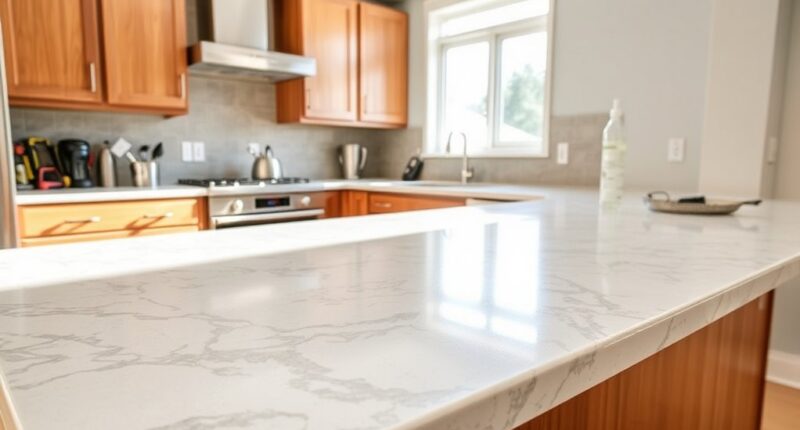 diy quartz kitchen countertops