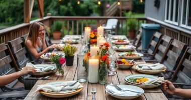 eco friendly dinner party planning