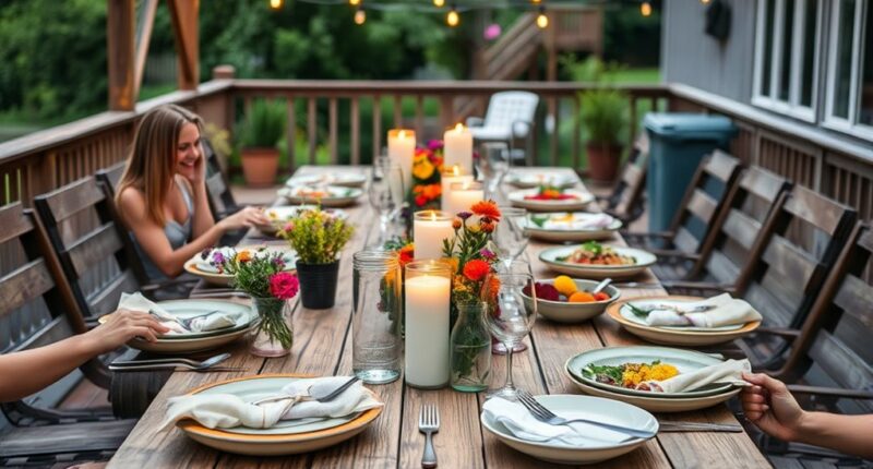 eco friendly dinner party planning