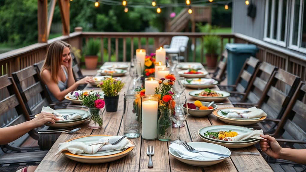 eco friendly dinner party planning