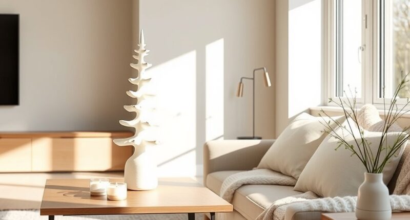 eco friendly minimalist holiday decor