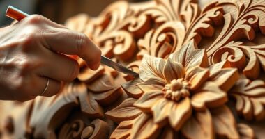 hand carved handmade decor
