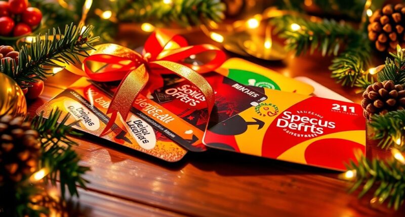 holiday gift card promotions