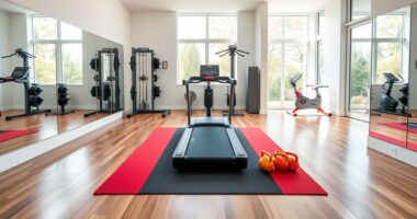 home gym equipment layout