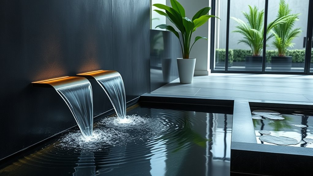 indoor calming water features