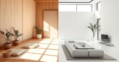 japandi vs minimalist styles