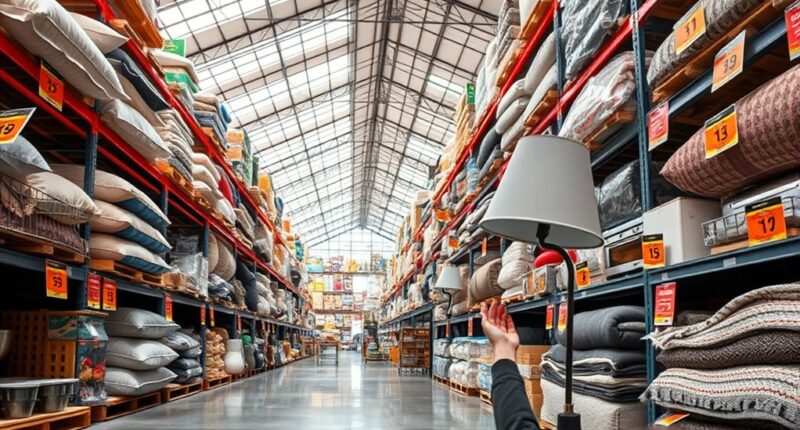 locate home goods sales