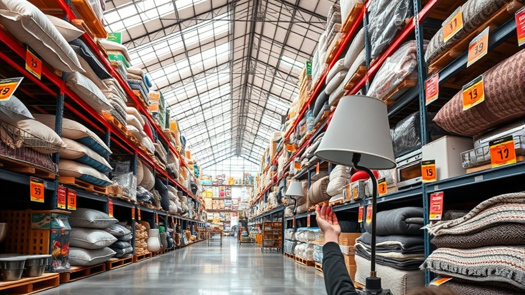 locate home goods sales