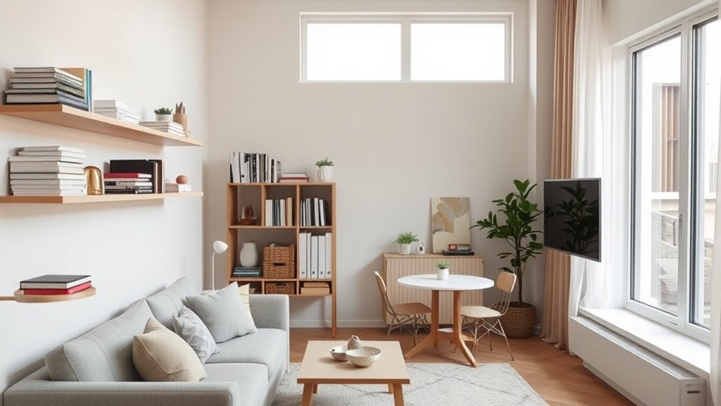 maximize small apartment organization