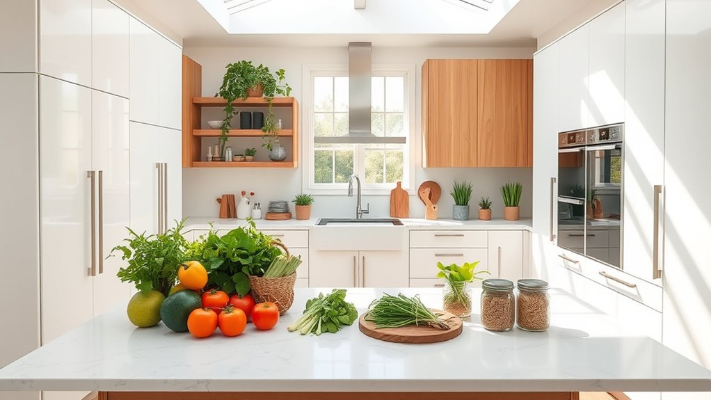 mindful ergonomic sustainable kitchen