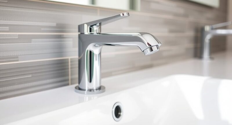 modern sink and faucet upgrade