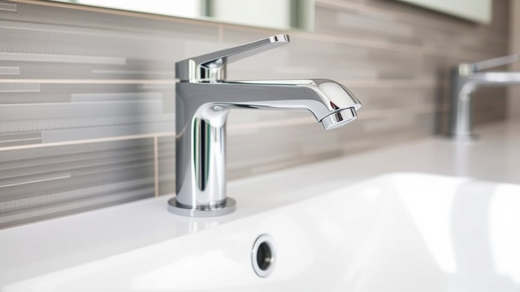 modern sink and faucet upgrade