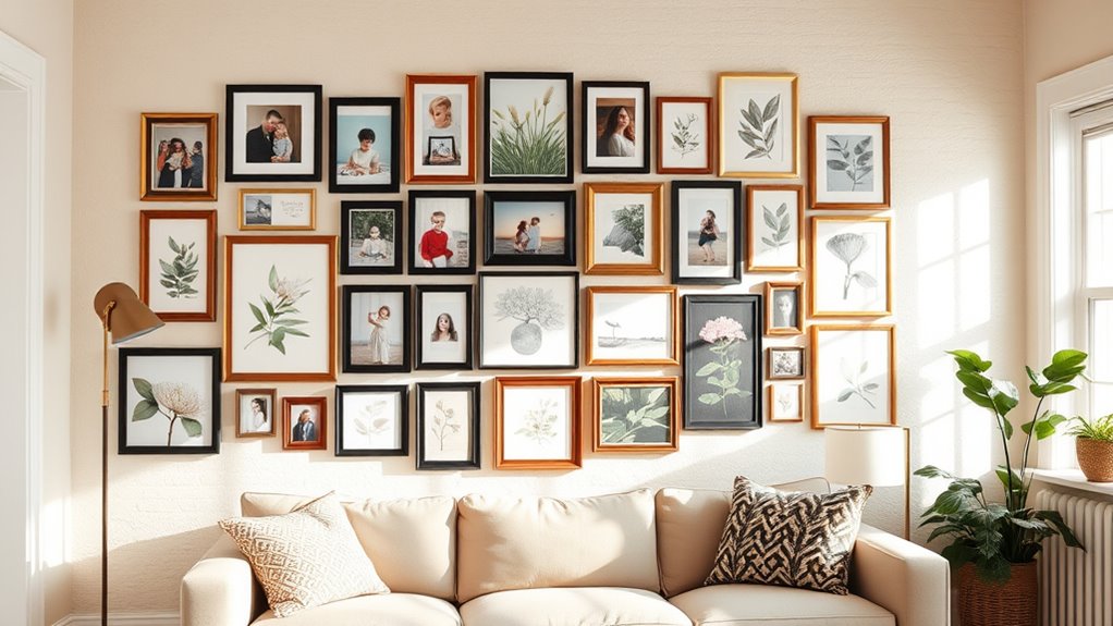 personalize gallery wall design