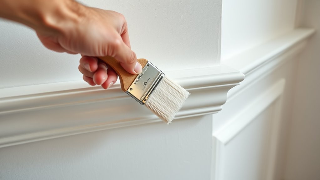 proper brush paint patience