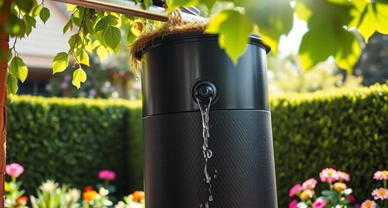 rain barrel water collection