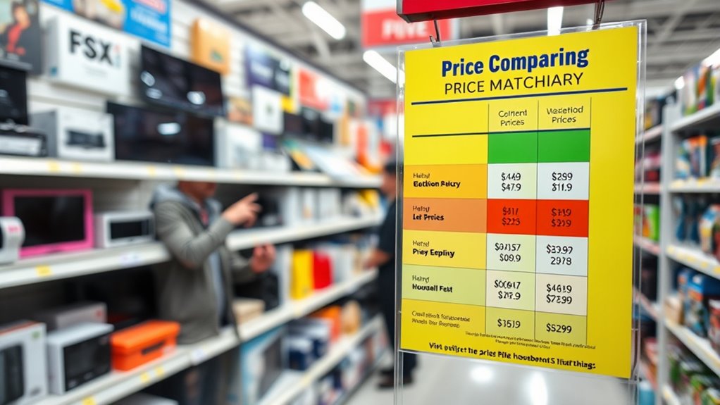 retailer comparison policy exceptions