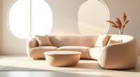 rounded furniture design trends